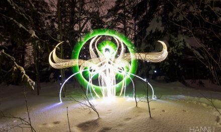 The Light Painting Photographer Who Lights Up Finland’s Polar Night