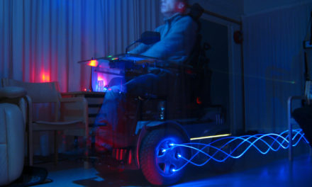 Light painting for people with special needs