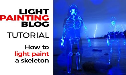 Light Painting Tutorial – How to light paint a skeleton