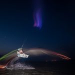 Kite Surfing Light Painting