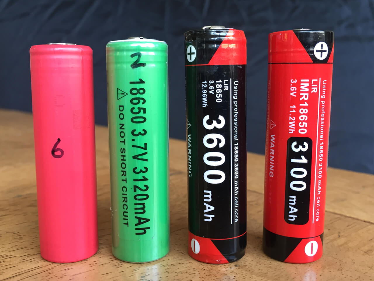 18650 li-ion batteries